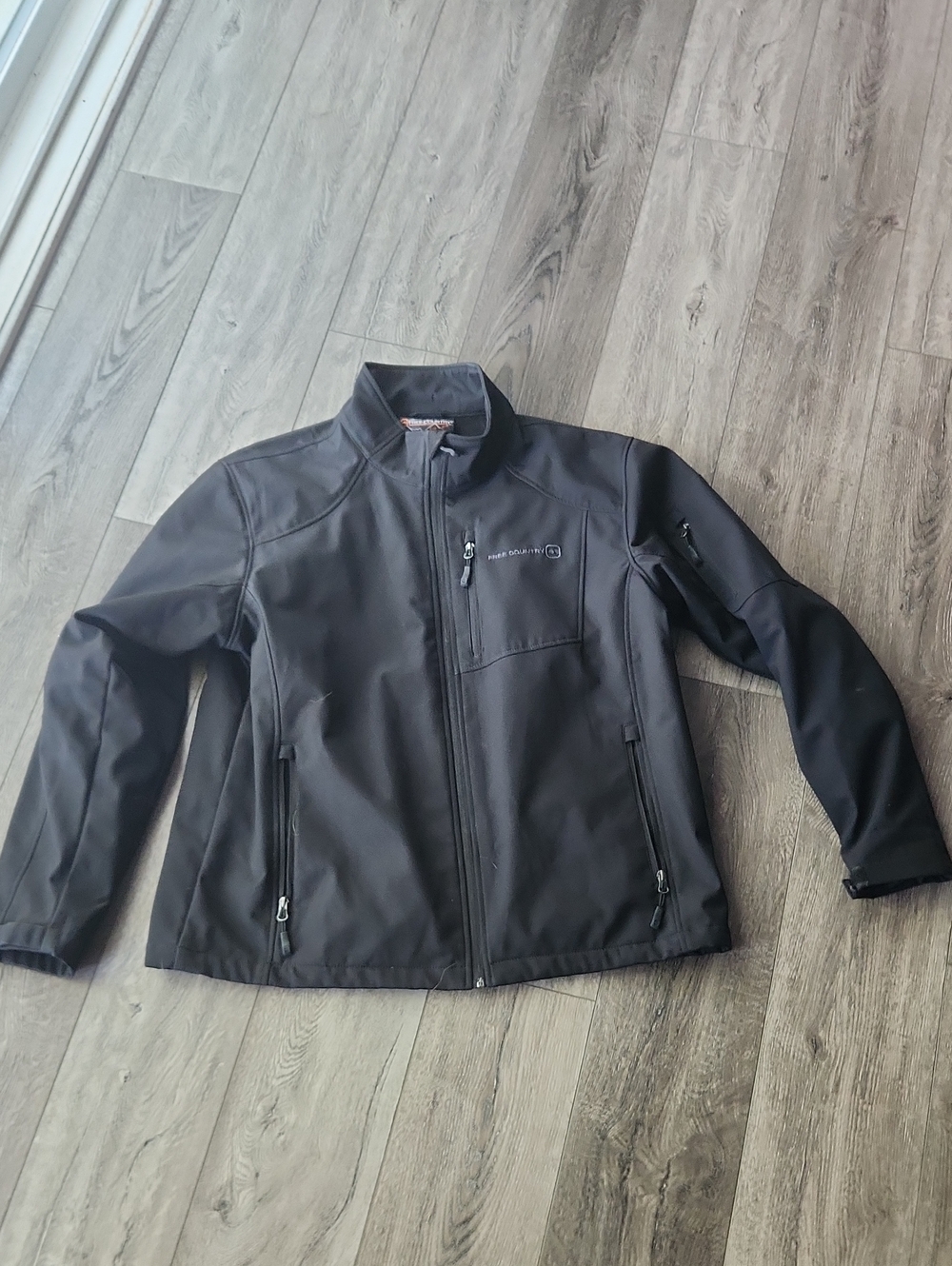 Free Country Black Lightweight Softshell Jacket